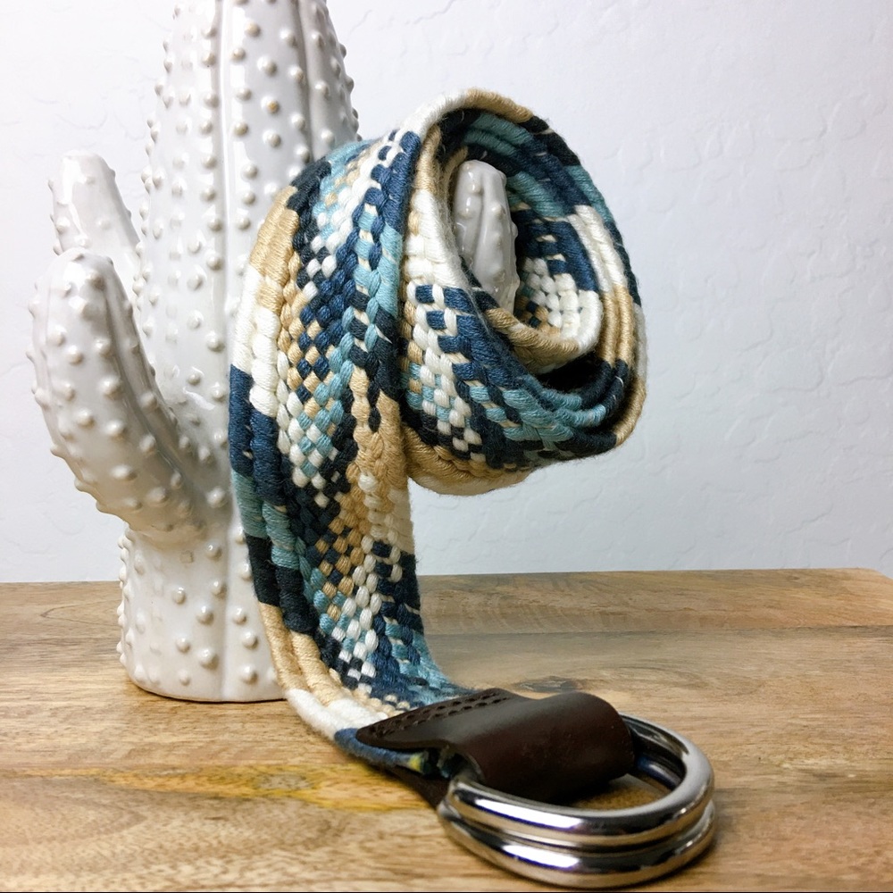 Eddie Bauer Tribal Multi Color Adjustable Belt